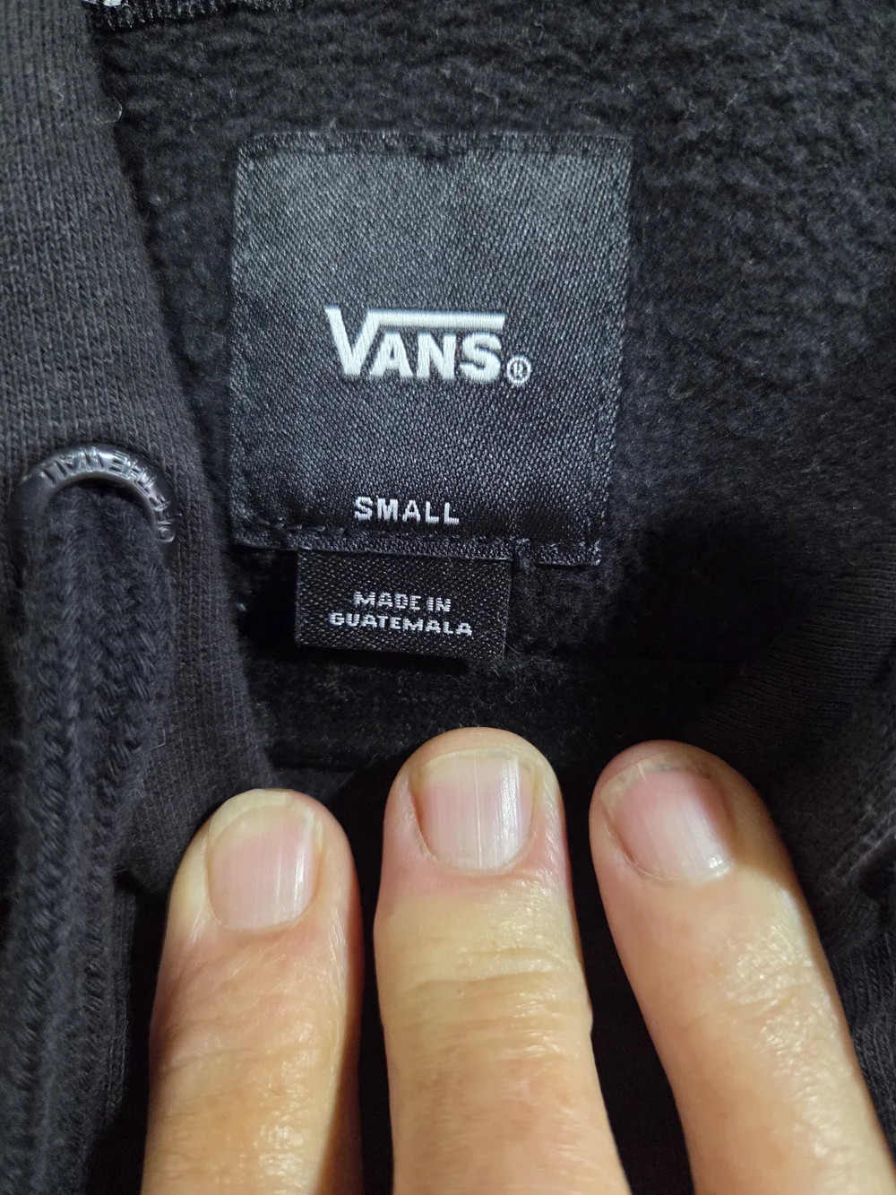 Vans Men's Black Waffle Toaster Graphic Pullover Hoodie Size Small